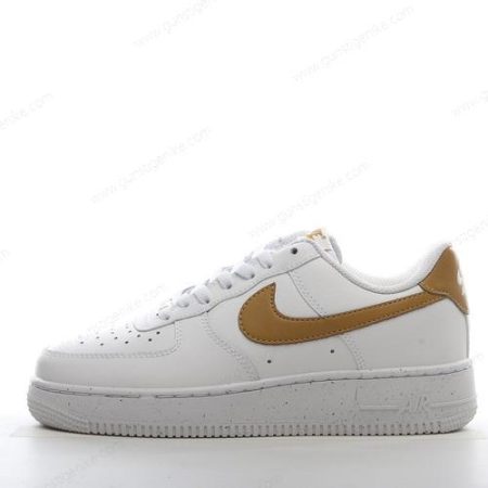 Herren/Damen ‘Weiß Gelb’ Nike Air Force 1 Low Schuhe AQ0666-100