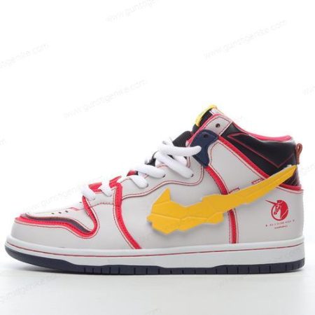 Herren/Damen ‘Weiß Gelb’ Nike SB Dunk High Schuhe DH7717-100