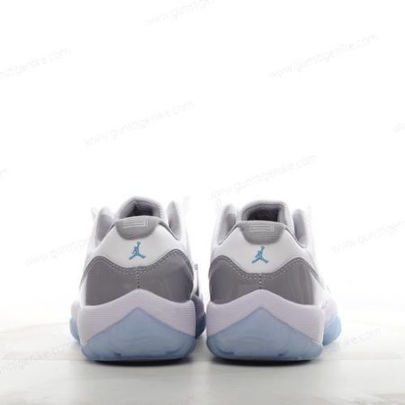 Herren/Damen ‘Weiß Grau Blau’ Nike Air Jordan 11 Low Schuhe AV2187-140