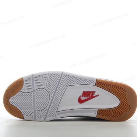 Herren/Damen ‘Weiß Grau Blau’ Nike Air Jordan 4 Retro Schuhe DR5415-102