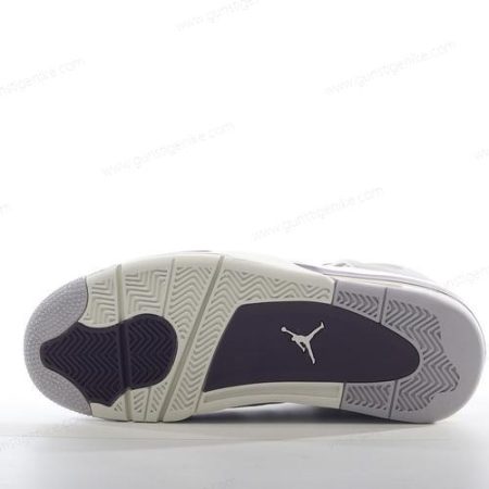 Herren/Damen ‘Weiß Grau Braun’ Nike Air Jordan 4 Retro Schuhe FZ4810-001