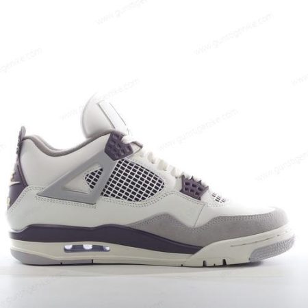 Herren/Damen ‘Weiß Grau Braun’ Nike Air Jordan 4 Retro Schuhe FZ4810-001