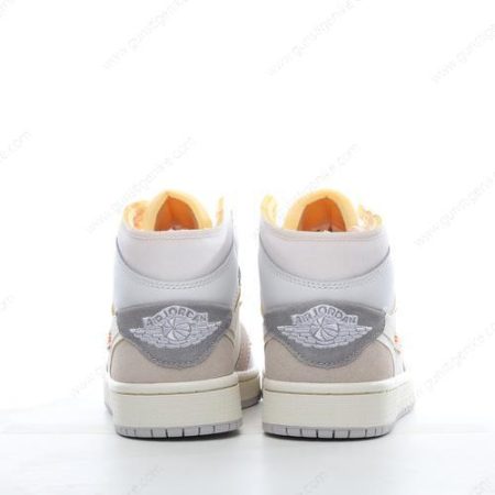 Herren/Damen ‘Weiß Grau’ Nike Air Jordan 1 Mid SE Schuhe DQ3724-100
