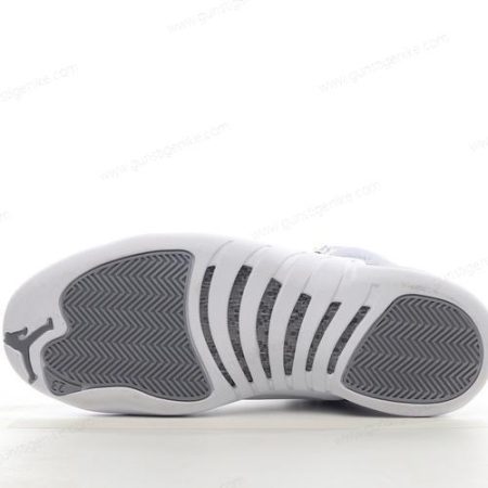 Herren/Damen ‘Weiß Grau’ Nike Air Jordan 12 Retro Schuhe CT8013-015