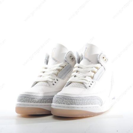 Herren/Damen ‘Weiß Grau’ Nike Air Jordan 3 Retro Schuhe FJ9479-100