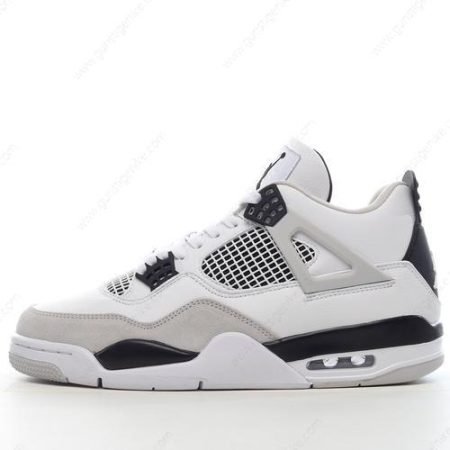 Herren/Damen ‘Weiß Grau’ Nike Air Jordan 4 Retro Schuhe DH6927-111