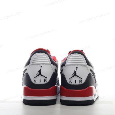 Herren/Damen ‘Weiß Grau Schwarz Rot’ Nike Air Jordan Legacy 312 Low Schuhe FJ7221-101