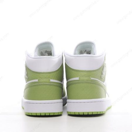 Herren/Damen ‘Weiß Grün’ Nike Air Jordan 1 Mid Schuhe DV2959-113