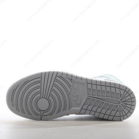 Herren/Damen ‘Weiß Grün’ Nike Air Jordan 1 Retro High Schuhe 555088-311