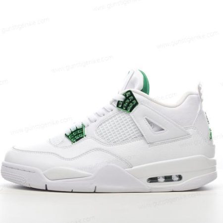 Herren/Damen ‘Weiß Grün’ Nike Air Jordan 4 Retro Schuhe 308497-101