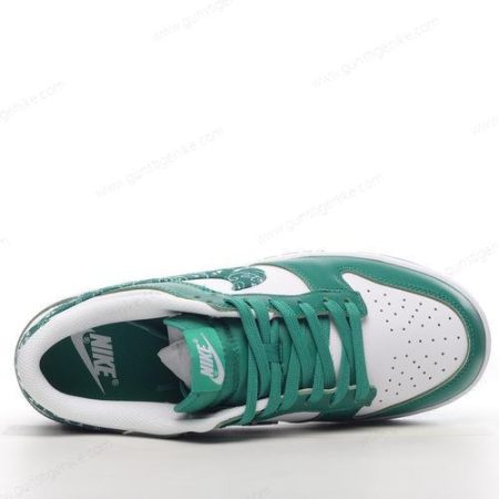 Herren/Damen ‘Weiß Grün’ Nike Dunk Low Essential Schuhe DH4401-102