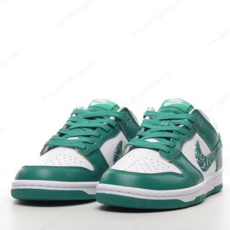 Herren/Damen ‘Weiß Grün’ Nike Dunk Low Essential Schuhe DH4401-102