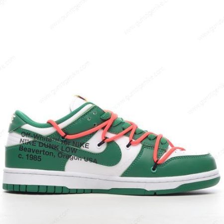 Herren/Damen ‘Weiß Grün’ Nike Dunk Low Schuhe CT0856-100