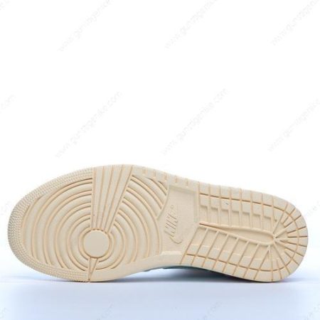 Herren/Damen ‘Weiß Grün Rosa’ Nike Air Jordan 1 Mid Schuhe DD1666-100
