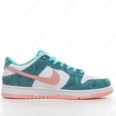 Herren/Damen ‘Weiß Grün Rosa’ Nike Dunk Low Schuhe DR8577-300