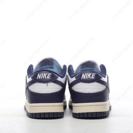 Herren/Damen ‘Weiß Marine’ Nike Dunk Low Schuhe DD1503-115