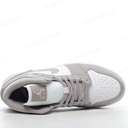 Herren/Damen ‘Weiß’ Nike Air Jordan 1 Mid Schuhe 554724-082