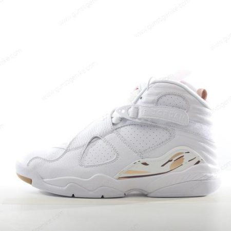 Herren/Damen ‘Weiß’ Nike Air Jordan 8 Retro Schuhe AA1239-135