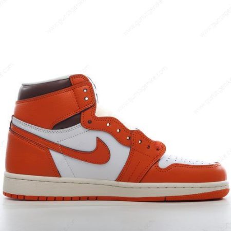 Herren/Damen ‘Weiß Orange’ Nike Air Jordan 1 Retro High OG Schuhe DO9369-101