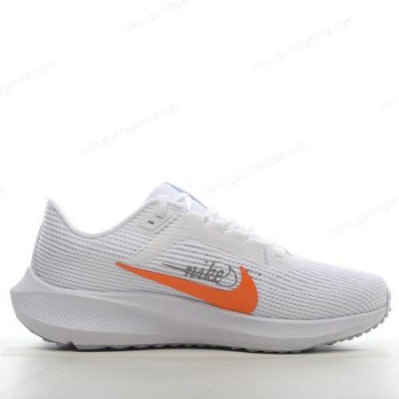 Herren/Damen ‘Weiß Orange Schwarz Blau’ Nike Air Zoom Pegasus 40 Schuhe FB8866-100