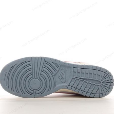 Herren/Damen ‘Weiß Rosa Blau’ Nike Dunk Low Schuhe DV6486-100