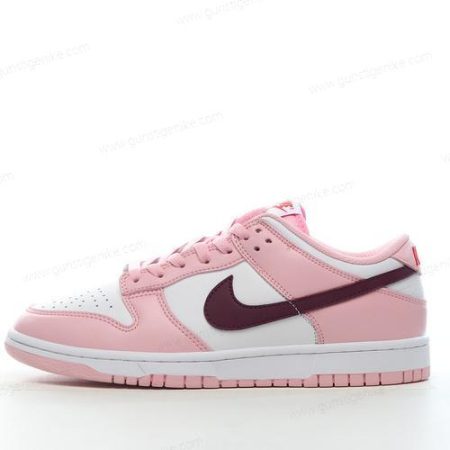 Herren/Damen ‘Weiß Rosa’ Nike Dunk Low Schuhe CW1590-601