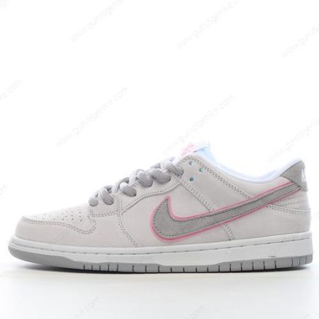 Herren/Damen ‘Weiß Rosa’ Nike SB Dunk Low Schuhe 895969-160