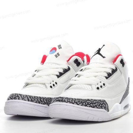 Herren/Damen ‘Weiß Rot Blau’ Nike Air Jordan 3 Retro Schuhe DC7310-100