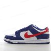 Herren/Damen ‘Weiß Rot Blau’ Nike Dunk Low Schuhe DD1503-119