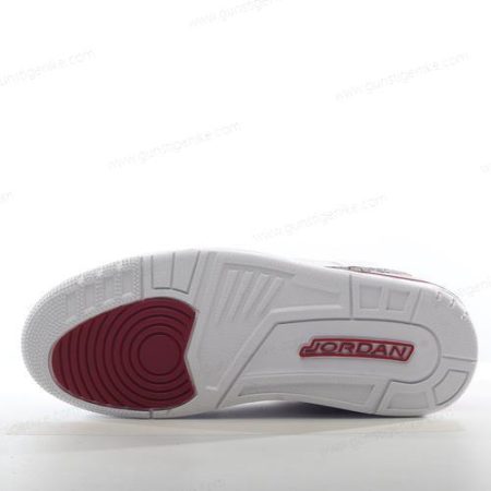Herren/Damen ‘Weiß Rot Grau’ Nike Air Jordan Spizike Schuhe FQ1579-126