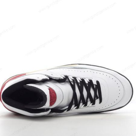 Herren/Damen ‘Weiß Rot Grau Schwarz’ Nike Air Jordan 2 Mid SP x Off-White Schuhe DJ4375-101