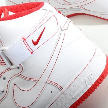 Herren/Damen ‘Weiß Rot’ Nike Air Force 1 High 07 Schuhe CV1753-100