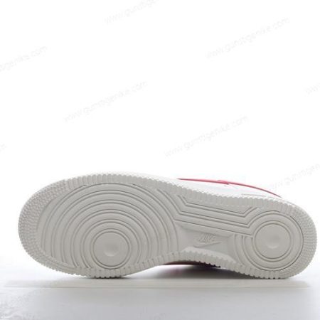 Herren/Damen ‘Weiß Rot’ Nike Air Force 1 Low 07 Schuhe AH0287-110