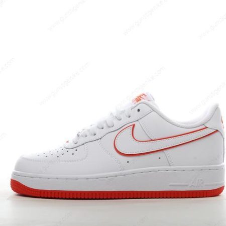 Herren/Damen ‘Weiß Rot’ Nike Air Force 1 Low Schuhe DV7762-101