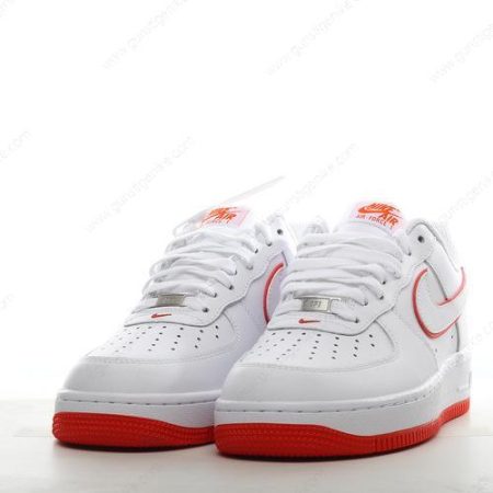 Herren/Damen ‘Weiß Rot’ Nike Air Force 1 Low Schuhe DV7762-101
