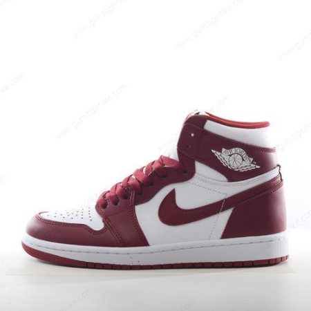 Herren/Damen ‘Weiß Rot’ Nike Air Jordan 1 Retro High OG Schuhe 555088-611