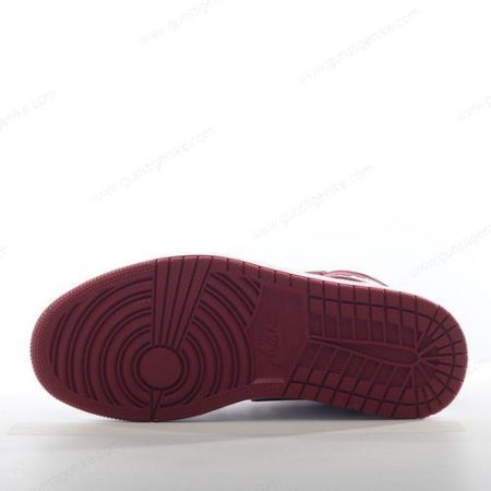 Herren/Damen ‘Weiß Rot’ Nike Air Jordan 1 Retro High OG Schuhe 555088-611