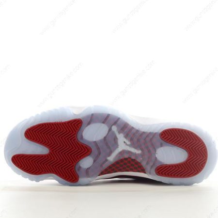 Herren/Damen ‘Weiß Rot’ Nike Air Jordan 11 Retro High Schuhe CT8012-116