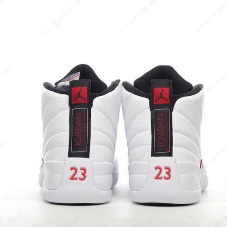 Herren/Damen ‘Weiß Rot’ Nike Air Jordan 12 Retro Schuhe CT8013-106