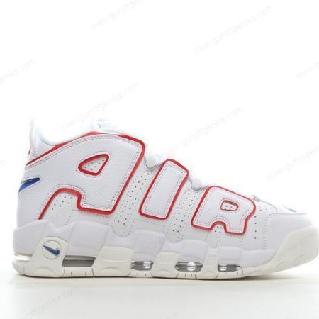 Herren/Damen ‘Weiß Rot’ Nike Air More Uptempo 96 Schuhe DX2662-100