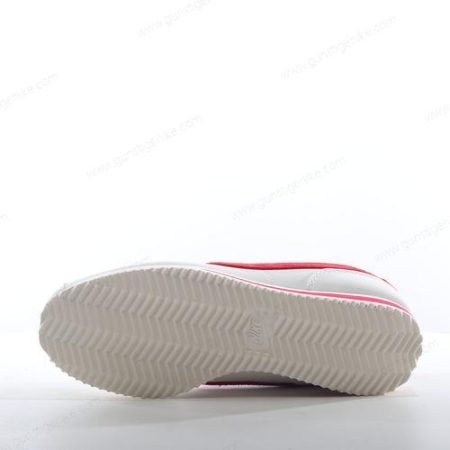Herren/Damen ‘Weiß Rot’ Nike Cortez Basic Schuhe 819719-101
