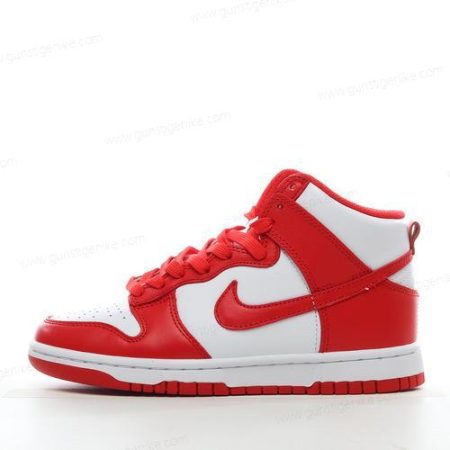 Herren/Damen ‘Weiß Rot’ Nike Dunk High Schuhe DD1399-106