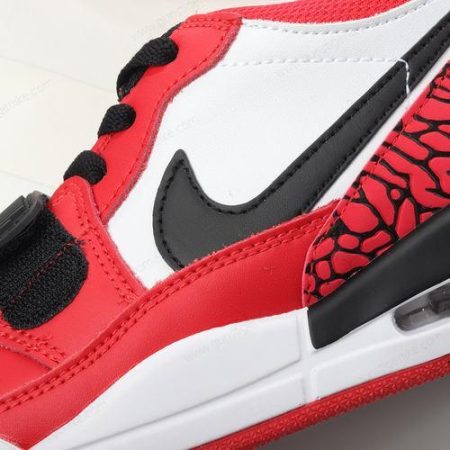 Herren/Damen ‘Weiß Rot Schwarz’ Nike Air Jordan Legacy 312 Low Schuhe CD7069-116