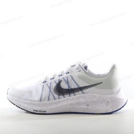 Herren/Damen ‘Weiß Schwarz Blau’ Nike Air Zoom Winflo 8 Schuhe CW3419-008