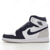 Herren/Damen ‘Weiß Schwarz Grau’ Nike Air Jordan 1 Retro High OG Schuhe 555088-108