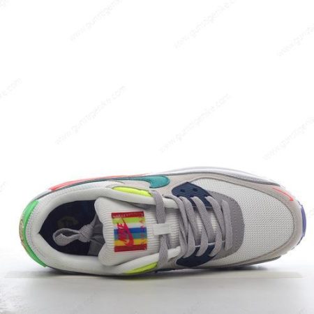 Herren/Damen ‘Weiß Schwarz Grau’ Nike Air Max 90 Schuhe DA5562-001