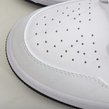 Herren/Damen ‘Weiß Schwarz’ Nike Air Jordan 1 Low Schuhe 553558-132