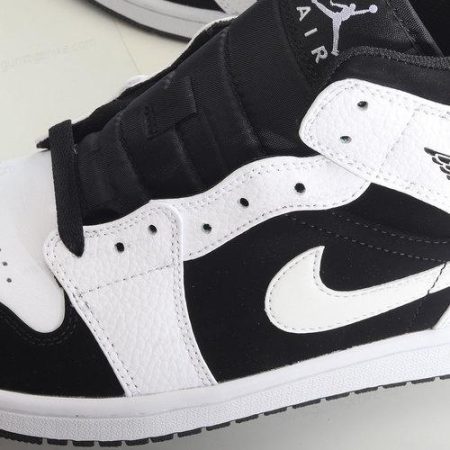 Herren/Damen ‘Weiß Schwarz’ Nike Air Jordan 1 Mid Schuhe 554725-113