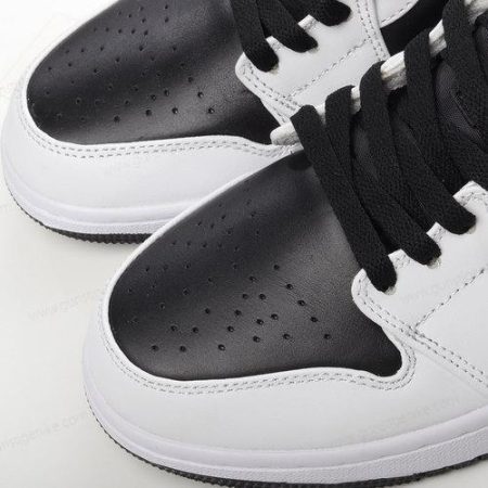 Herren/Damen ‘Weiß Schwarz’ Nike Air Jordan 1 Mid Schuhe 554725-190