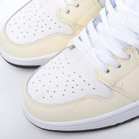 Herren/Damen ‘Weiß Schwarz’ Nike Air Jordan 1 Mid Schuhe BQ6472-121
